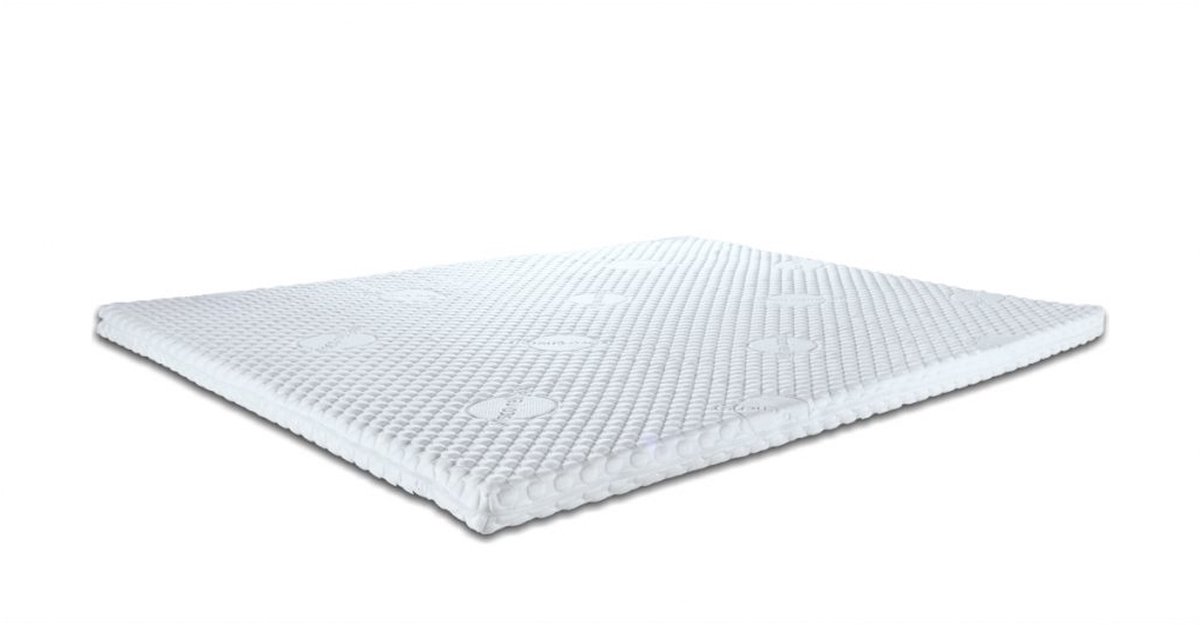 Topmatras-Topdek Koudschuim HR - Comfort Plus Tijk 160X200x9cm Gemiddeld