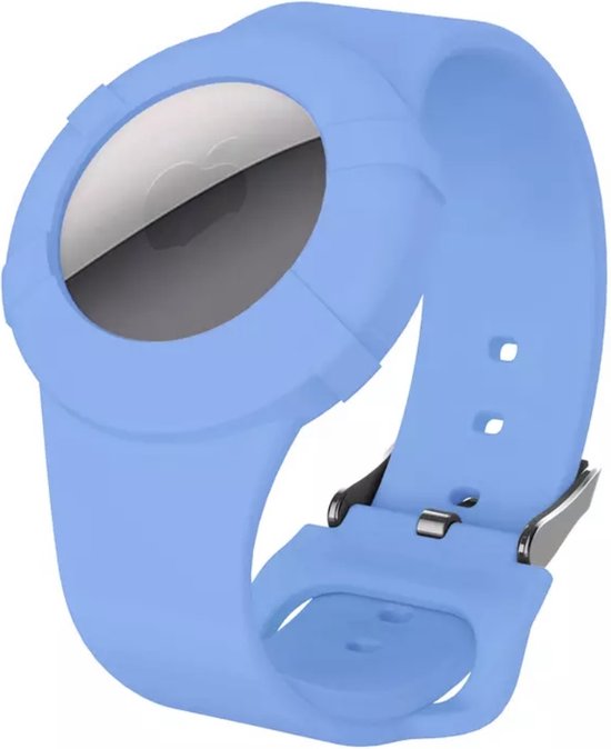 Premium Siliconen Armband met Sluiting geschikt voor Apple AirTag voor Kinderen...
