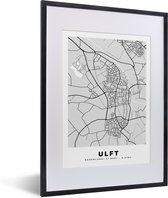 Fotolijst incl. Poster - Stadskaart - Ulft - Plattegrond - Kaart - 30x40 cm - Posterlijst