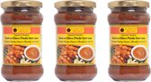 Flowerbrand® | 3 x 325 gram Pindasaus satésaus kant en klaar | Aziatisch koken | peanut satay sauce