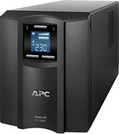 APC Smart-UPS C 1000VA LCD - UPS - 230 Volt wisselstroom V - 600 Watt - 1000 VA - USB - uitgangen: 8 - zwart
