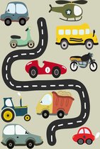 Affiche avec VEHICULES - Affiche scolaire VEHICULES - Affiche pépinière véhicules - Affiche pépinière pépinière - Affiche CARS