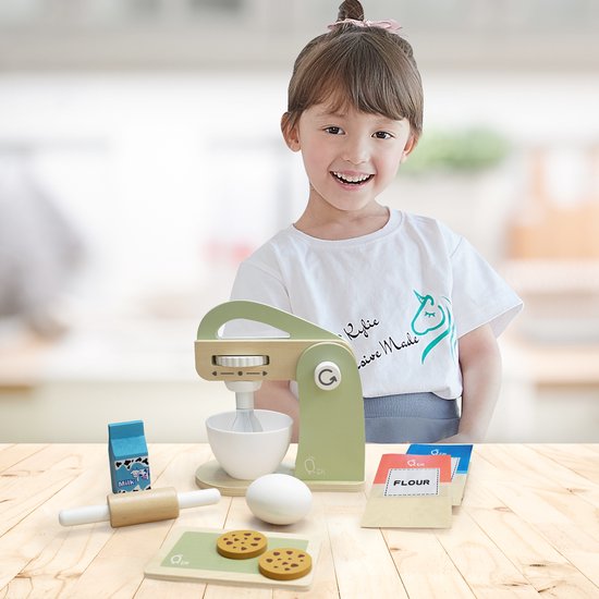 Teamson Kids Houten Speelkeuken Accessories - Menger - 10 Stuks - Kinderspeelgoed - Groen van Teamson Kids — afbeelding 2