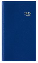 Brepols Agenda 2023 - GENOVA - Plan-O-Rama - Geniet - 9 x 16 cm - Blauw