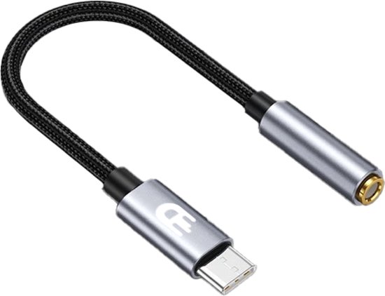 Drivv. USB C naar Aux - USB C naar Jack Kabel - Grijs | bol.com