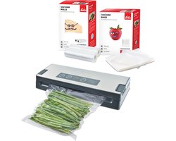 Solis Vac Premium 574 Vacumeermachine + 2 vacuümrollen + 50 vacuümzakken - Grijs