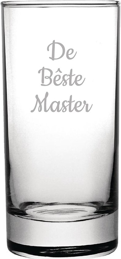 Verre long drink gravé 28.5cl De Bêste Master