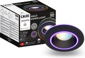 Calex Halo Slimme Inbouwspot - Smart Downlight - RGB en Warm Wit Licht - Zwart