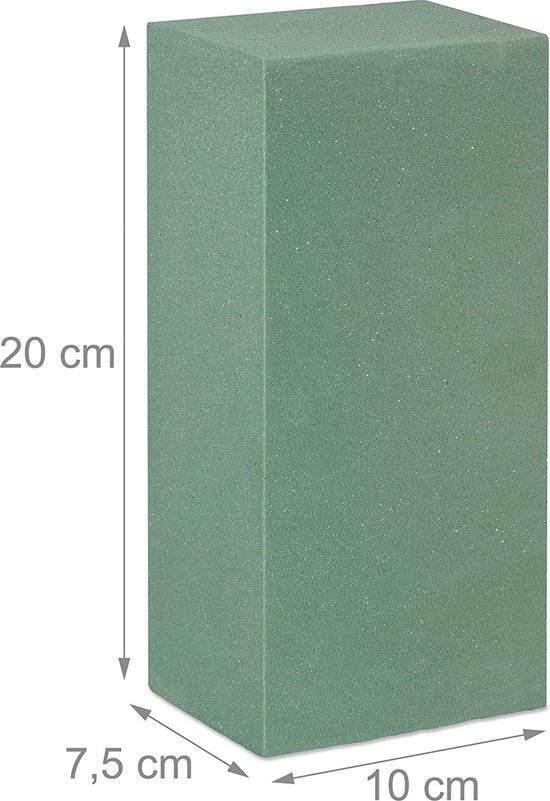 Hart 40 cm Dicht steekschuimvorm oase voor verse bloemen