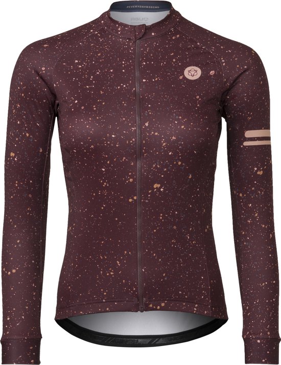 AGU Splatter Fietsshirt Lange Mouwen Trend Dames - Modica - M