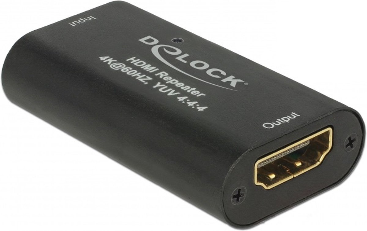 HDMI repeater - versie 2.0 (4K 60Hz HDR) - 20m in / 10m uit