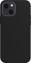 Hoesje Geschikt voor iPhone 14 Plus Hoesje Siliconen Cover Case - Hoes Geschikt voor iPhone 14 Plus Hoes Back Case - Zwart