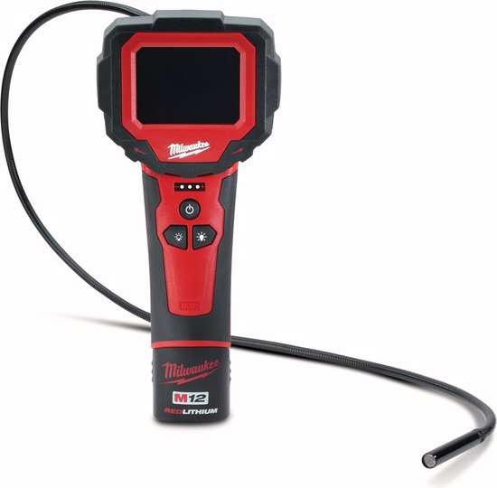 Milwaukee M12 IC-201C (S) Accu Subcompacte Inspectiecamera 12V 2.0Ah Li-Ion M12™ M-SPECTOR™ in koffer – 4933441680