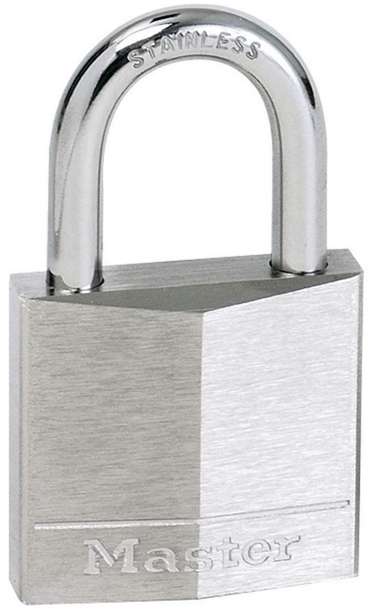 MasterLock Hangslot - Vernikkeld Massief Messing - RVS - 40 mm - 640EURD