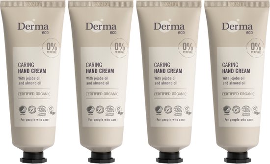 Derma Eco - Handcrème - 4 x 75 ML - Parfumvrij