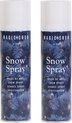 Busje Spuitsneeuw - sneeuwspray - 2 stuks - 150 ml - kunstsneeuw/nepsneeuw