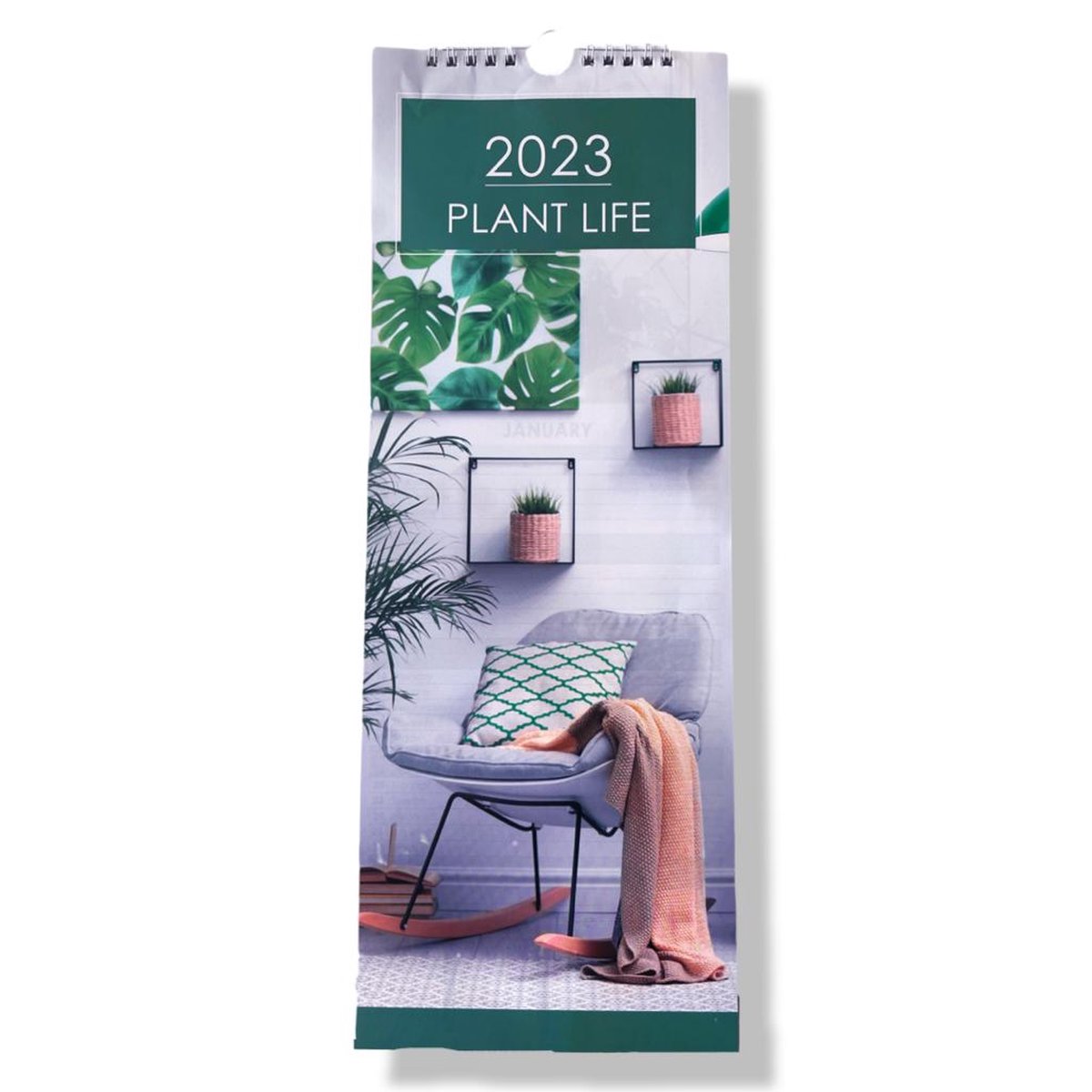 Planten kalender - 2023 - Maandkalender - 15.5x42cm