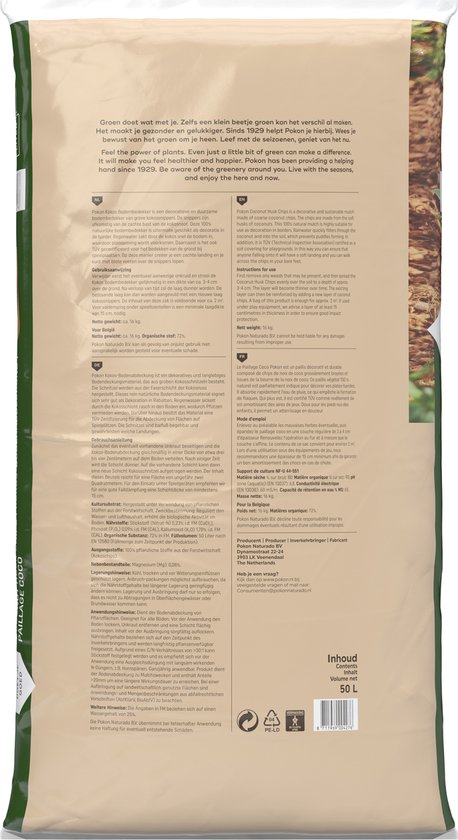 Pokon Kokos Bodembedekker 50L