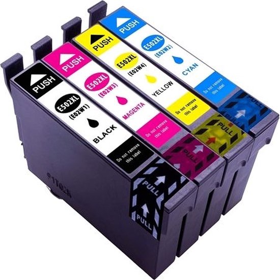 IPEXNL geschikt voor Epson inktcartridges voor Epson 502XL, Epson 502 XL, Epson 502 multipack van 4 kleuren geschikt voor o.a. printers Epson Expression Home XP-5100 , XP-5105, Epson WorkForce WF-2860 DWF , WF-2865 DWF