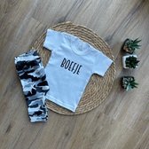 T-shirt baby en dreumes - Boefje - Wit - Maat 68