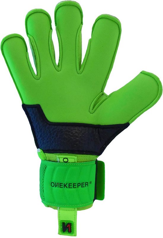 ONEKEEPER - Vector Pupil Groen - Keepershandschoenen - Maat 6 - Kunstgras - Extra Beschermlaag - Enkele Band - Fusion Vinger - ONEkeeper