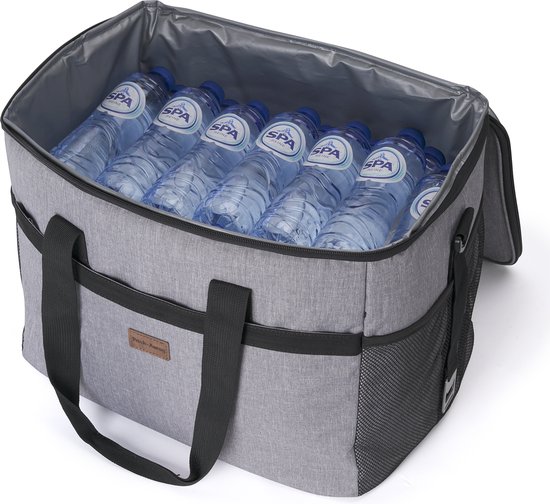 Packaway 4 Laags Geïsoleerde Koeltas - Lunchtas 40 liter - Grijs