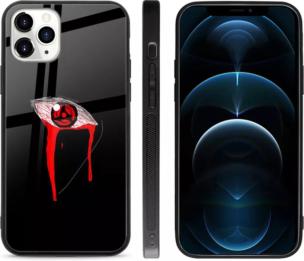 Anime merchandise - anime hoesje / phone case - Naruto Itachi sharingan Iphone 13 Pro Max