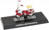 Scooters Collection-Carnielli Motograziella-Leo Models, schaal 1:18, voor verzamelaars, niet geschikt voor kinderen jonger dan 14 jaar