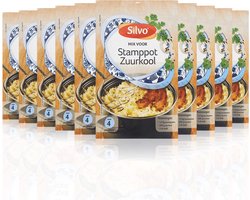 Silvo® | 10 x Mix Stamppot Zuurkool 25 g | voordeelverpakking kruidenmix