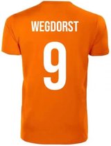 Oranje T-shirt - Wegdorst - Koningsdag - EK - WK - Voetbal - Sport - Unisex - Maat XL