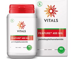 Vitals PeapureĀ® 400 mg - 90 capsules. Zuivere en hoog gedoseerde palmitoylethanolamide (PEA).