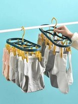 Bol.com Borvat® | 2X Magic Ondergoed Wasknijper Hanger 360 Opvouwbare Waslijn Multifunctionele Ruimtebesparend Goedkope Betaalba... aanbieding