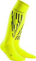 CEP Thermo Compression skisokken flash yellow / black