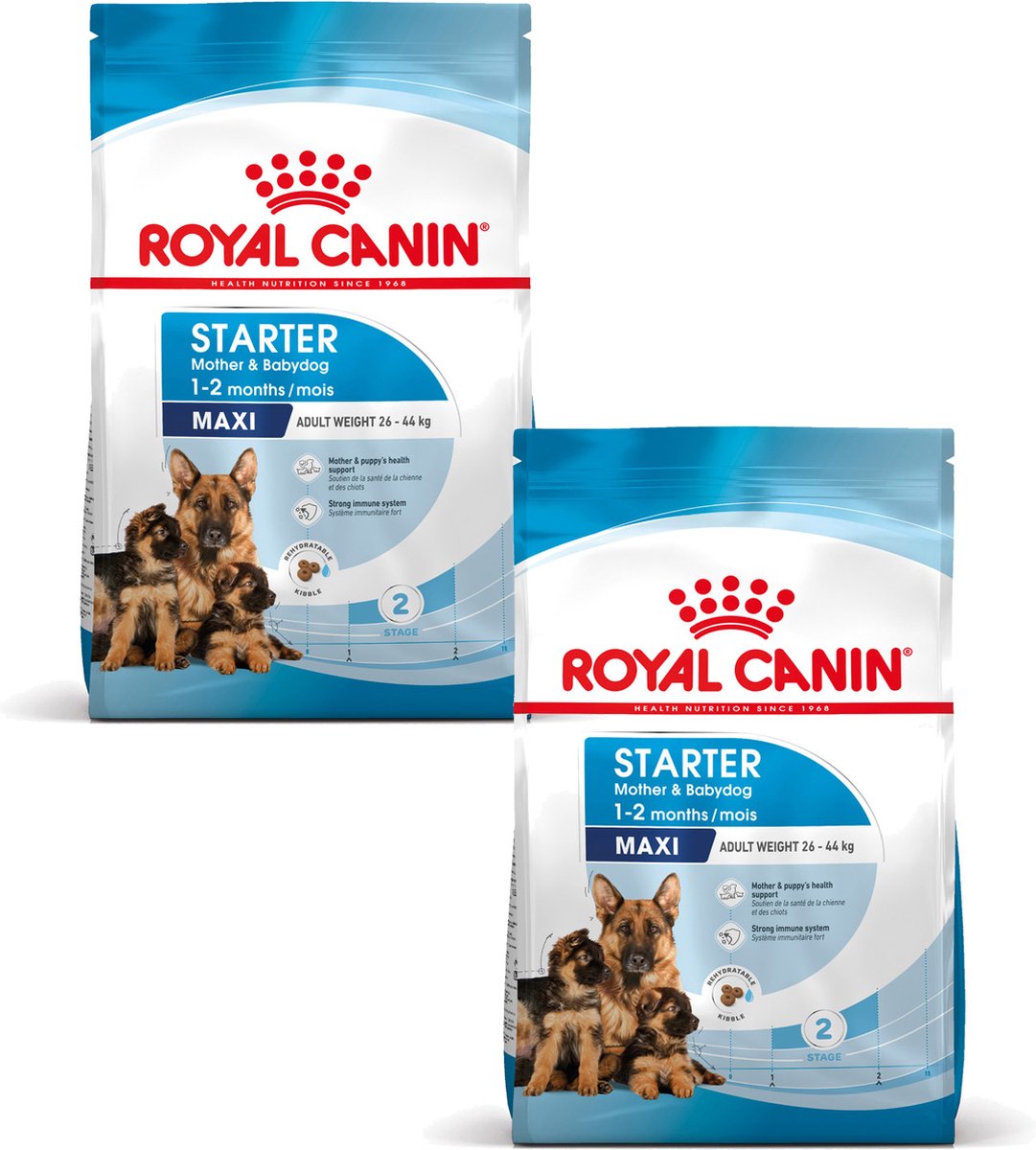 Royal Canin Maxi Starter Mother & Babydog – Puppy-Hondenvoer – 2 x 4 kg