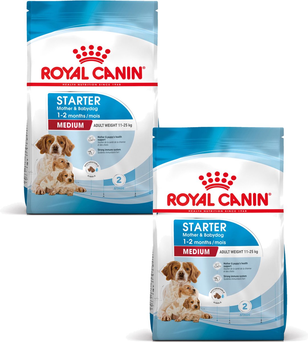 Royal Canin Royal Canin Medium Starter Mother & Babydog - Puppy-Hondenvoer - 2 x 4 kg