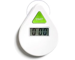 Douche timer | douche wekker | wit | 5 minuten | Warm water besparen