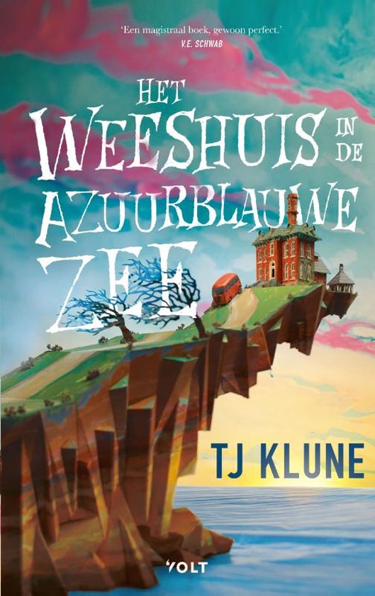 Boek: Het weeshuis in de azuurblauwe zee, geschreven door T.J. Klune