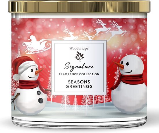 Woodbridge Cire Tumbler Seasons Greetings 565gr Bougie parfumée - Noël