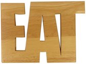 Houten onderzetter EAT