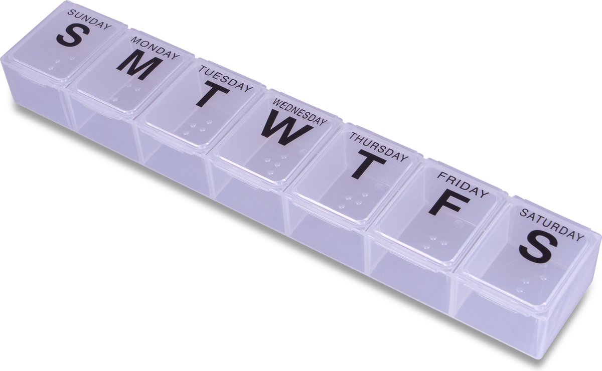 Goedkoopste Pillendoos extra large - 28 x 5.1 x 3.1 cm