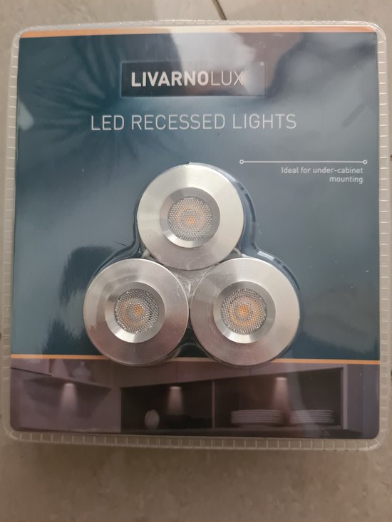 Livarnolux LED inbouw spots 3 stuks