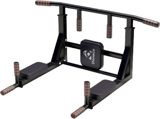 Struikelen passen gespannen Pull Up Bar station - Optrekstang - Dip Bar Station - Home Gym - Fitness  Stang -... | bol.com