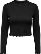 ONLY ONLKITTY L/S TOP CROPPED JRS NOOS Dames T-shirts - Maat S