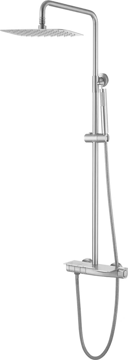 Mawialux Thermostatische Regendoucheset - Opbouw - Chroom - Alter