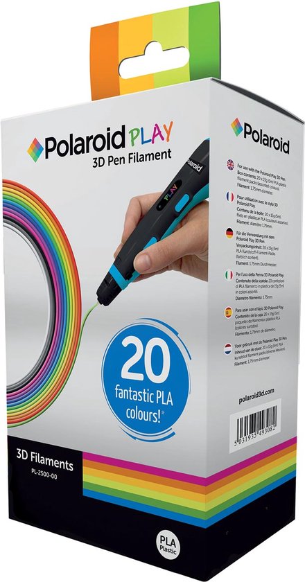 3D Pen Filament Polaroid Play 1.75mm Play Assorti | bol.com