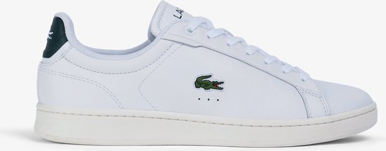Lacoste Carnaby Pro Mannen Sneakers - White/Dark Green - Maat 40
