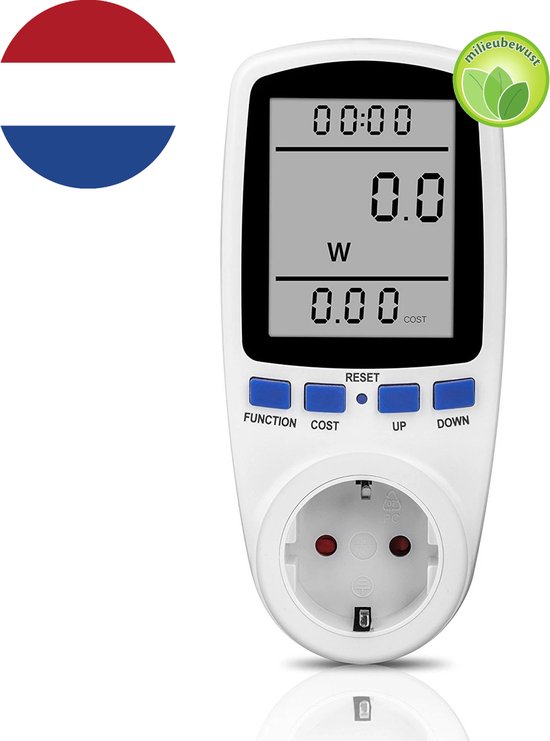 trainer Mobiliseren Aarzelen YUWO® Energiemeter – Verbruiksmeter – Energiekostenmeter – Slimme KWh meter  –... | bol.com