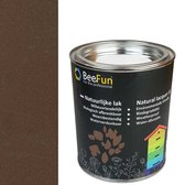 Peinture bois naturel brun chocolat - 750 ml