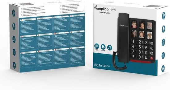 AMPLICOMMS BigTel40+ Seniorentelefoon foto 4