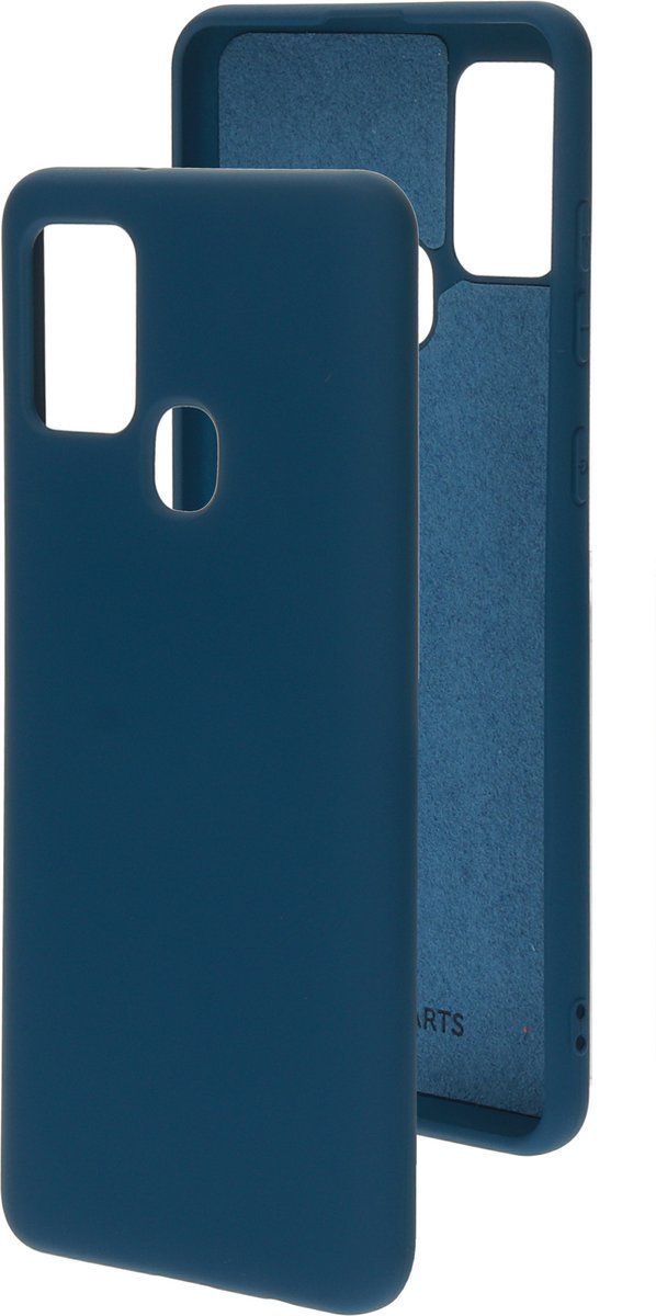 Mobiparts hoesje geschikt voor de Samsung Galaxy A21s - Siliconen - Blauw